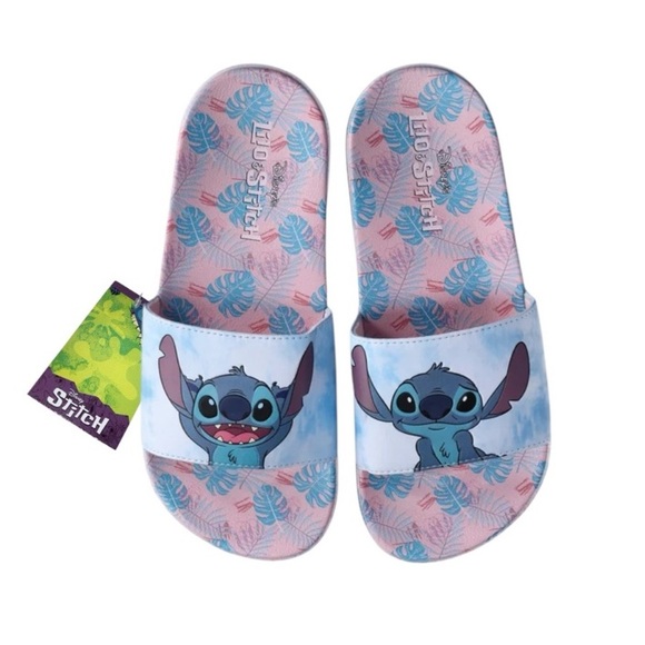 Ground Up Shoes - Disney Stitch Slide Sandals